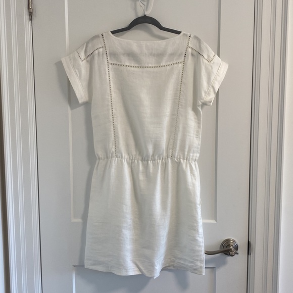 JOE FRESH White Linen Dress in Size Medium - Picture 5 of 5